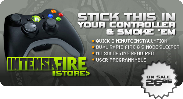 Xbox 360 Intensafire Controller Rapid Fire Mod